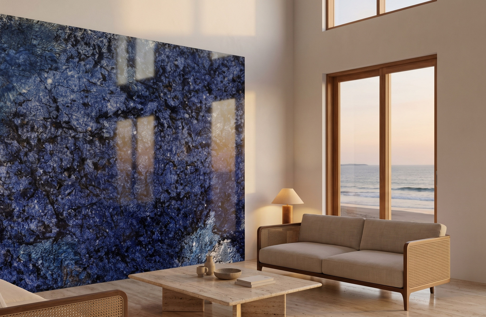 Ambiente referencial con AZUL AGATHA
