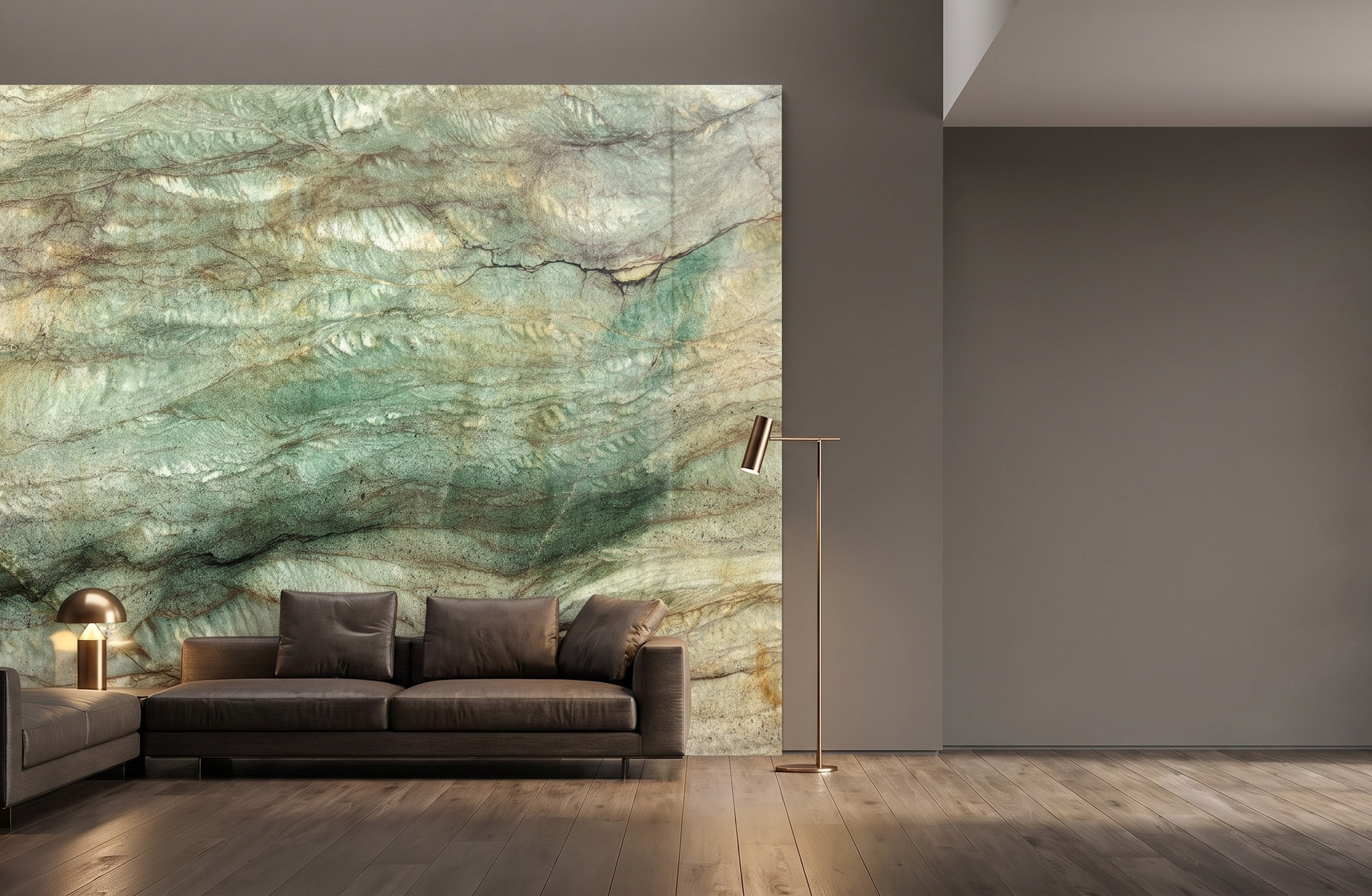 Ambiente referencial con VERDE CAYON