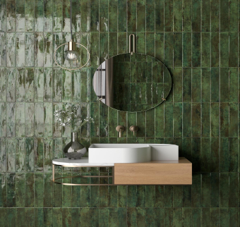 NUANCE DECOR GREEN - Porcelanato