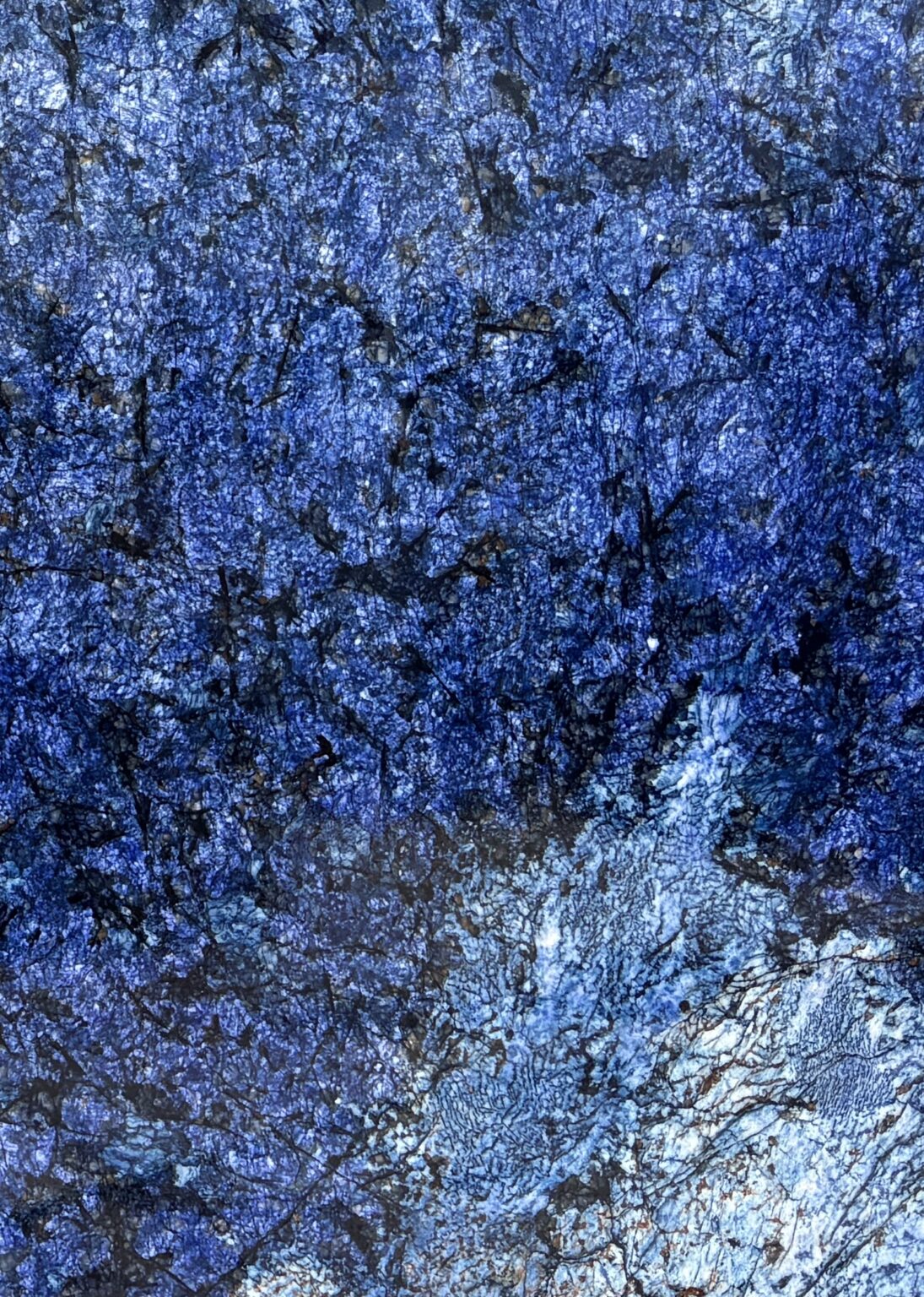 Detalle de la textura de Azul Agatha