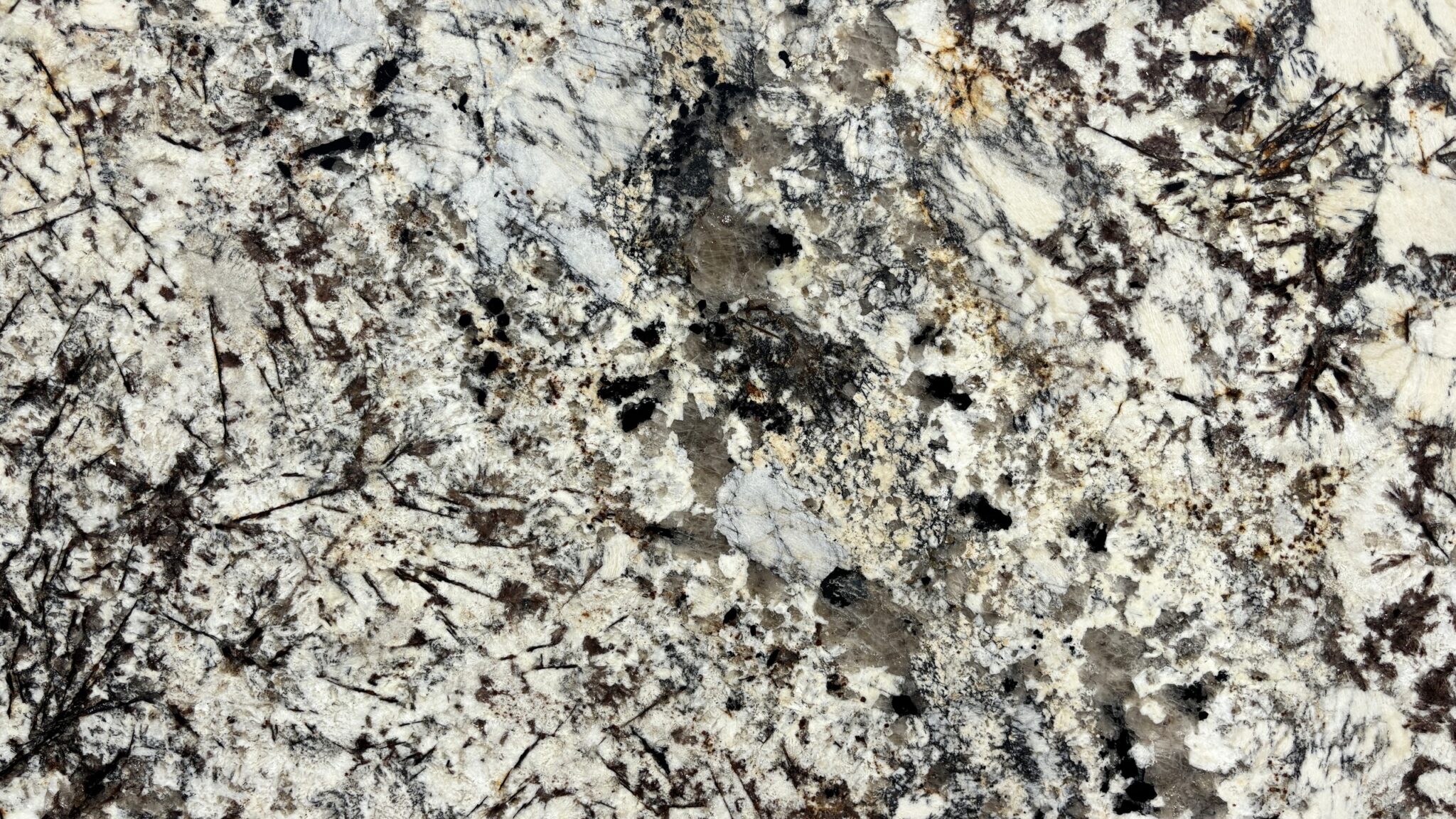Detalle de la textura de Blanco Persa