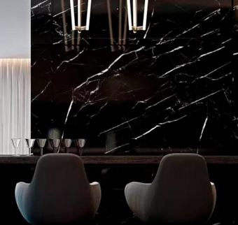 I NATURALI NERO MARQUINA - BOOK MATCH - Piedra Sinterizada