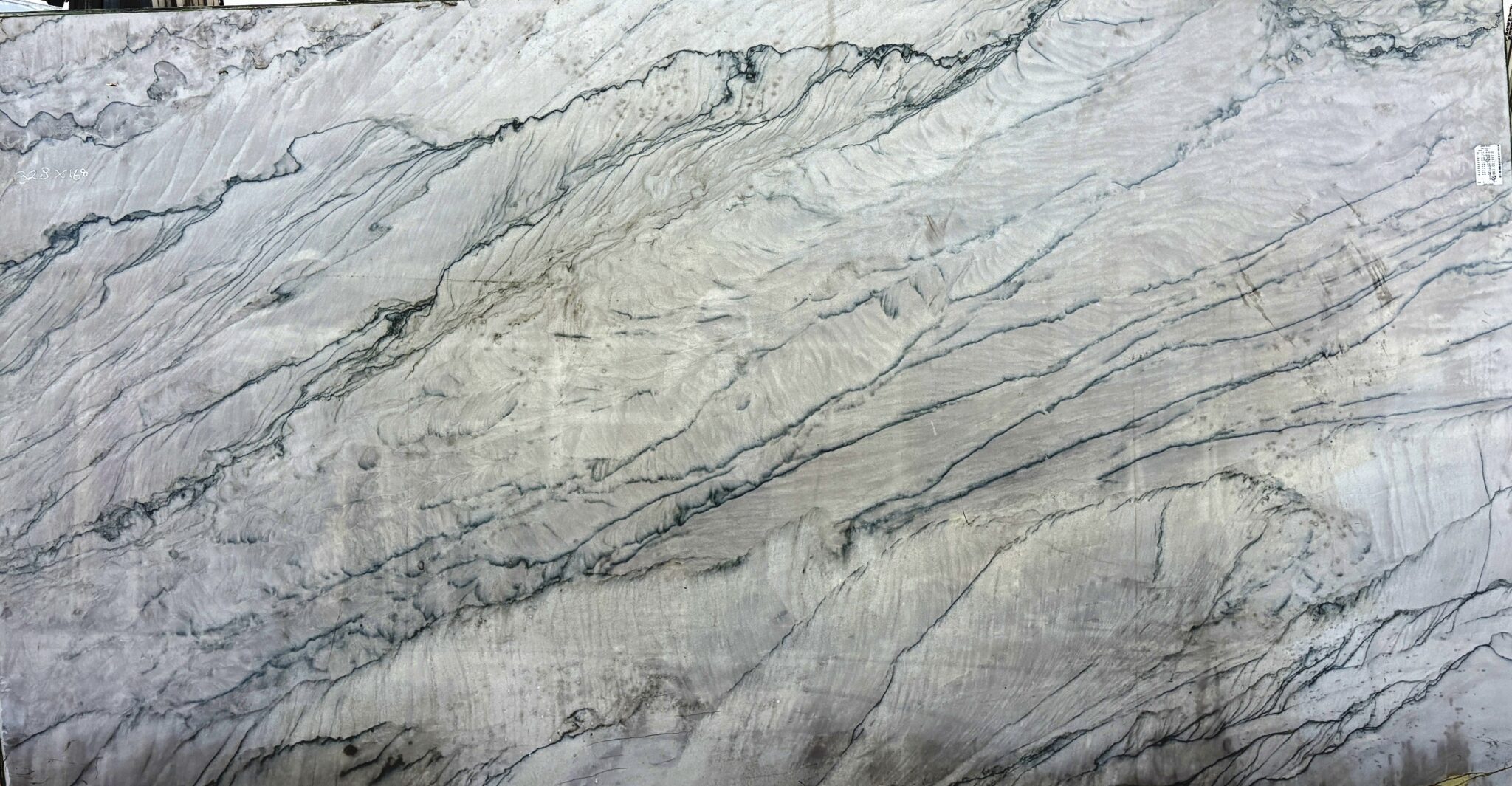 Plancha completa de Dakar White, 328 × 168 cm